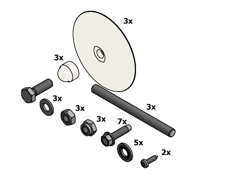 68009 Salco Zakje Panelenwand X3